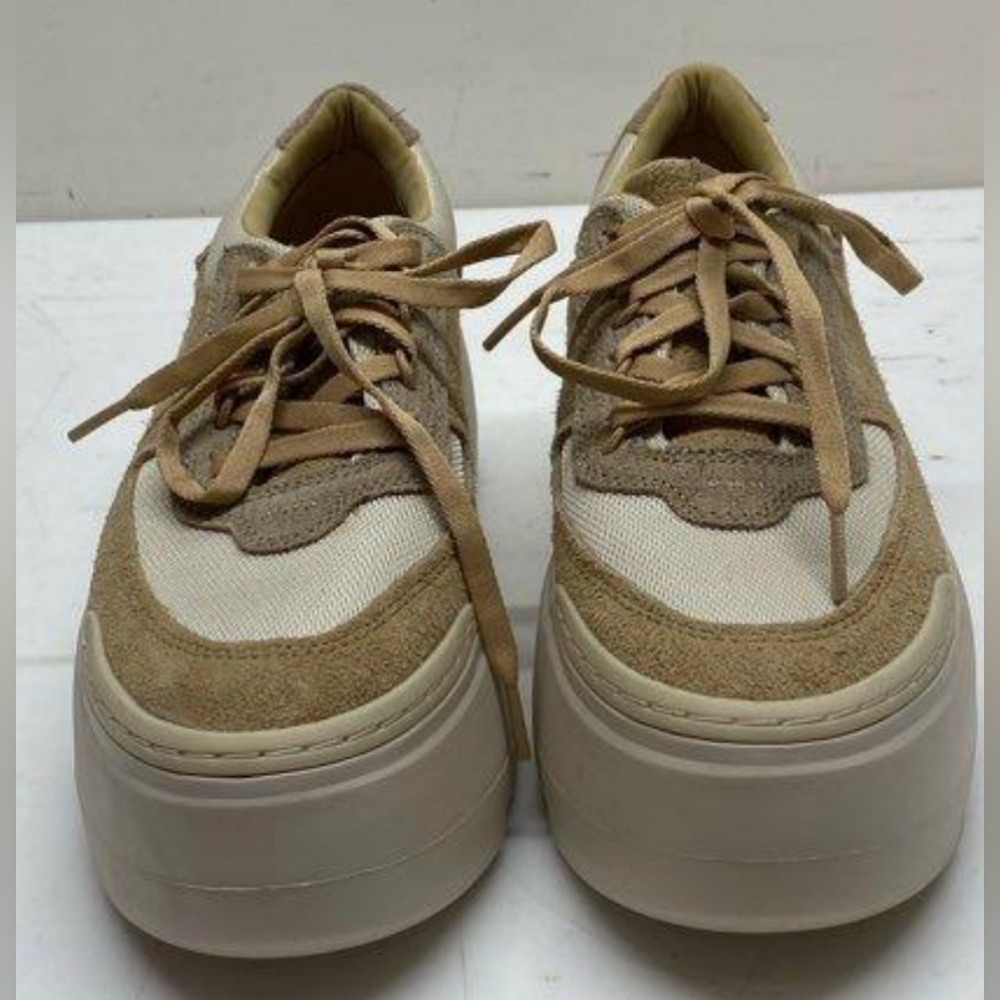 UGG Marin Mega Lace ‘Sand’ Platform Sneakers Size 8 NWOT MSRP $130 - Picture 6 of 9